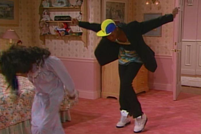 Fresh prince 2024 wearing jordans