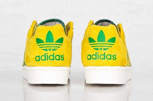 Adidas Ultrstar 80S Yellow Green 2