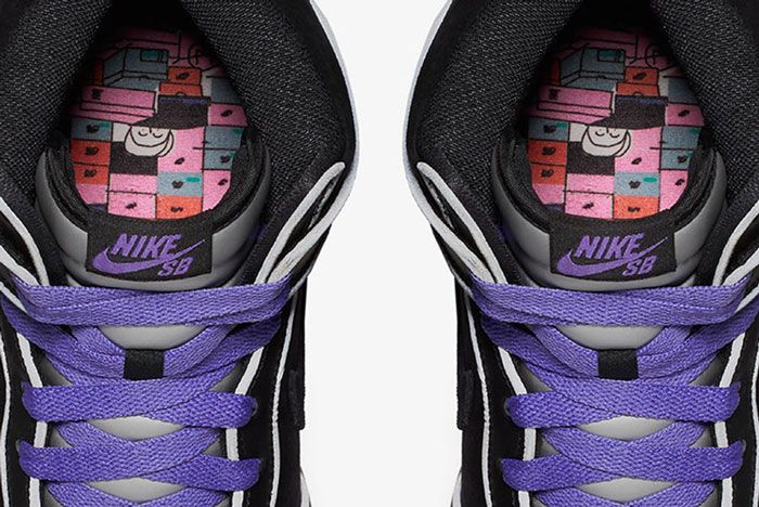 Nike Sb Dunk High Purple Box 7