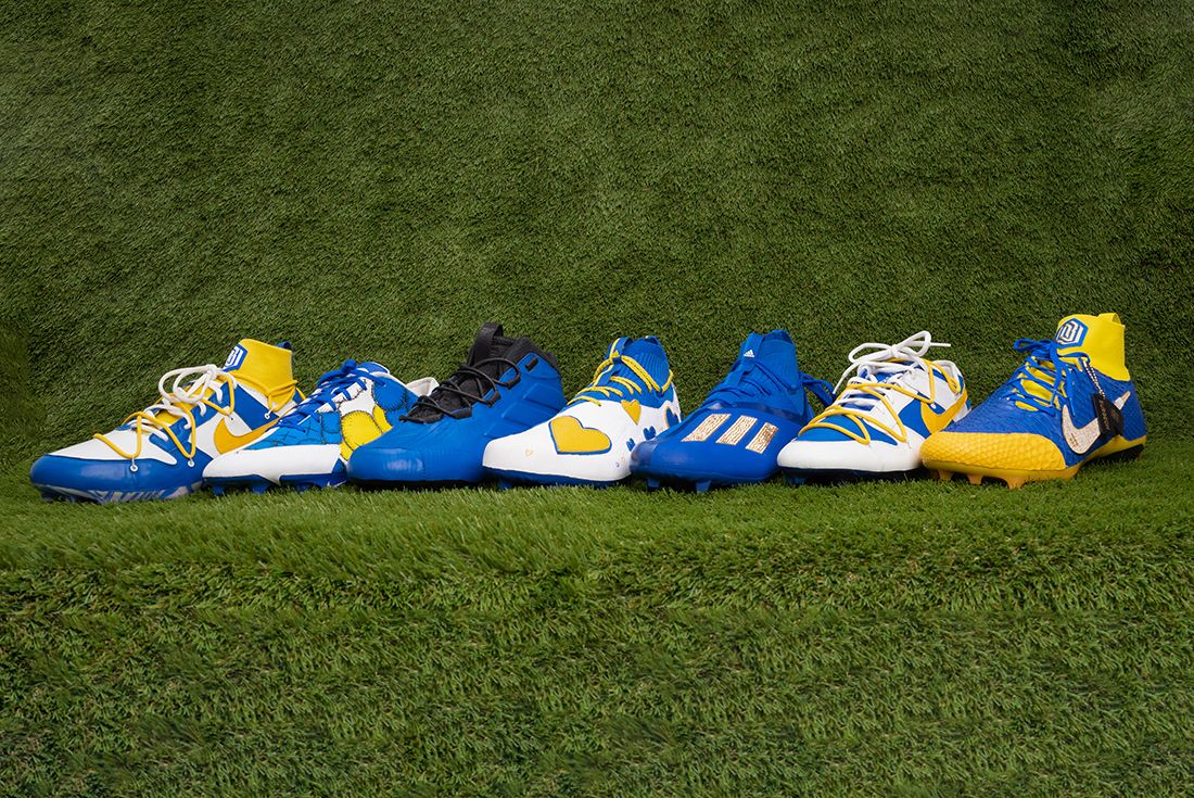 Odell Beckham Jr's Pro Bowl Custom 'Toy Story' Football Cleats by