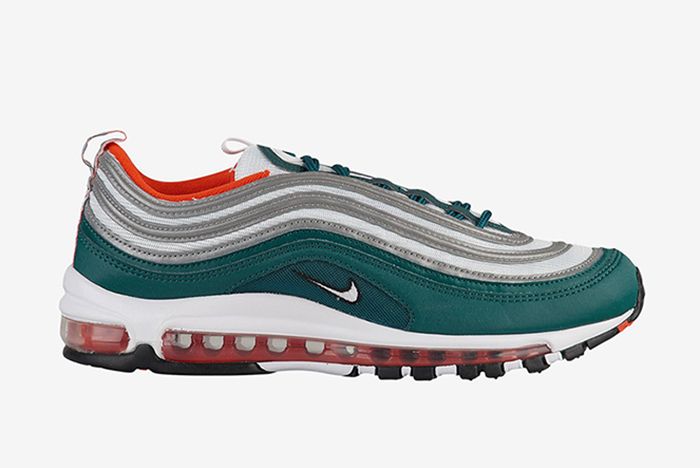 Nike's Air Max 97 Gets a 'Miami Dolphins' Do-over Sneaker Freaker