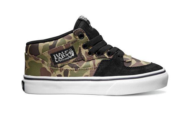 vans camo green