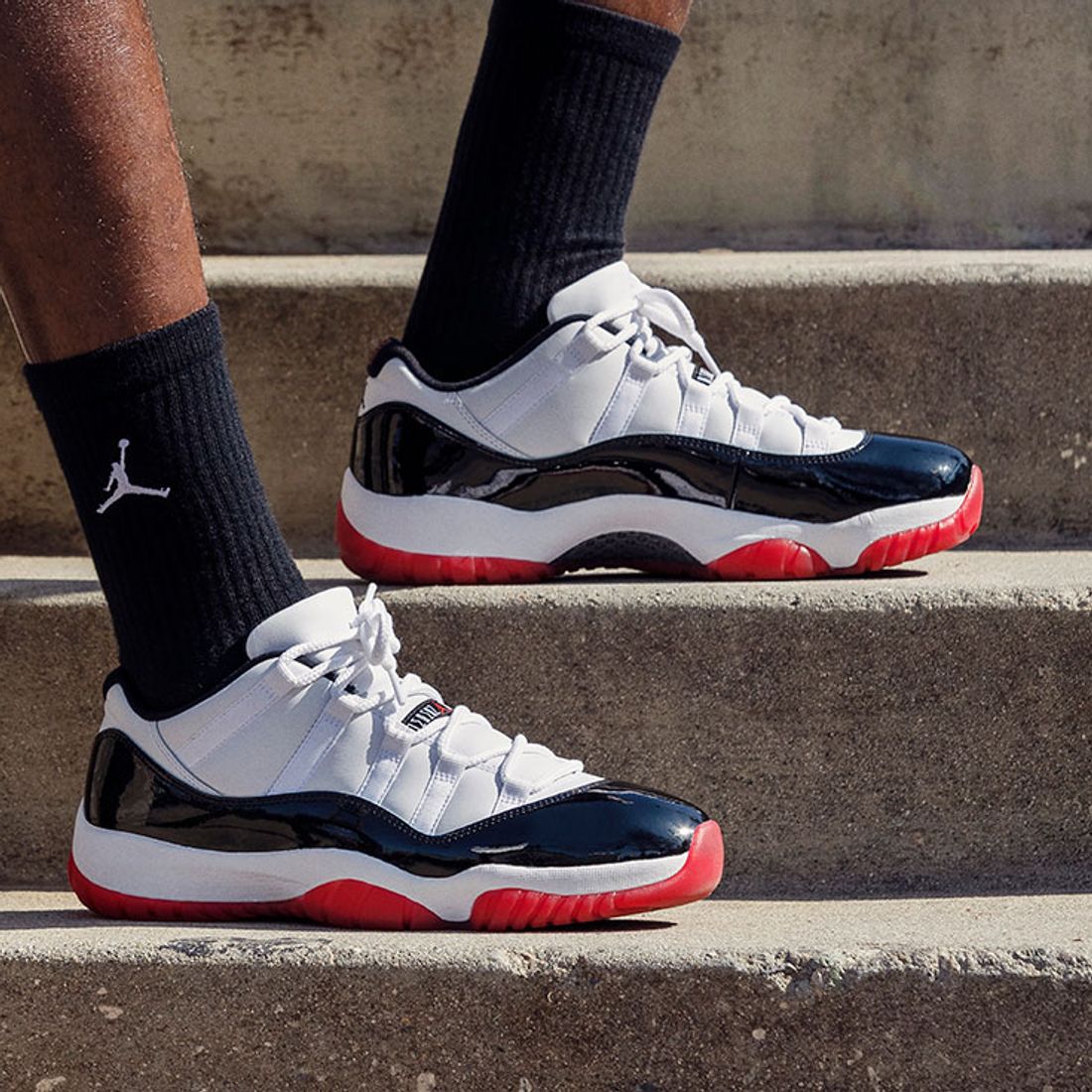 The Air Jordan 11 Low Black/Red the Best of to JD Sports - Sneaker Freaker