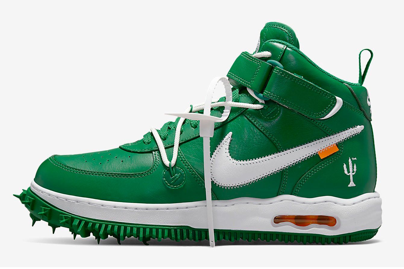Where to Buy the Off-White x Nike Air Force 1 Mid 'Pine Green' - Sneaker  Freaker