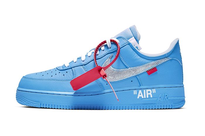 Virgil Abloh Off White Nike Air Force 1 Low Mca University Blue Ci1173 400 Complexcon Release Date Lateral