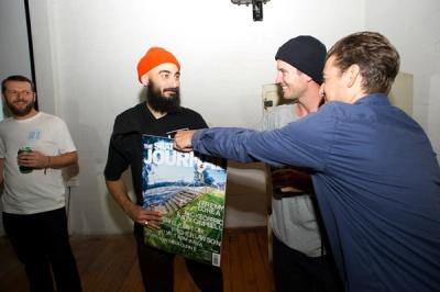 Nick Boserio Receives His Skateboarders Journal Cover