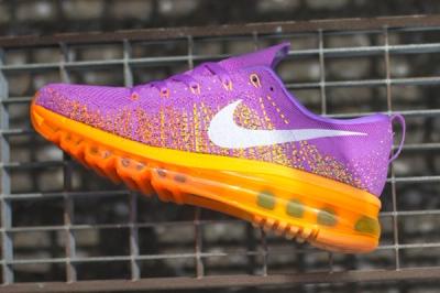 Nike Wmns Flyknit Max Atomic Purple Total Orange 4