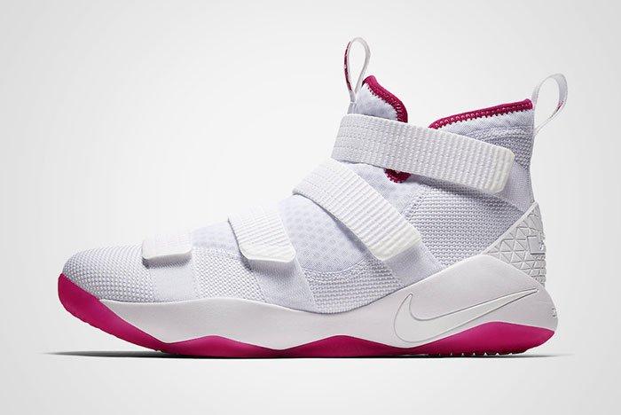 lebron soldier 11 red and white