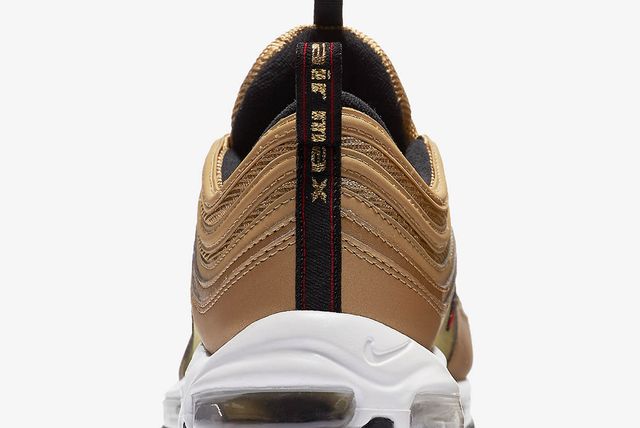 nike air max metallic gold
