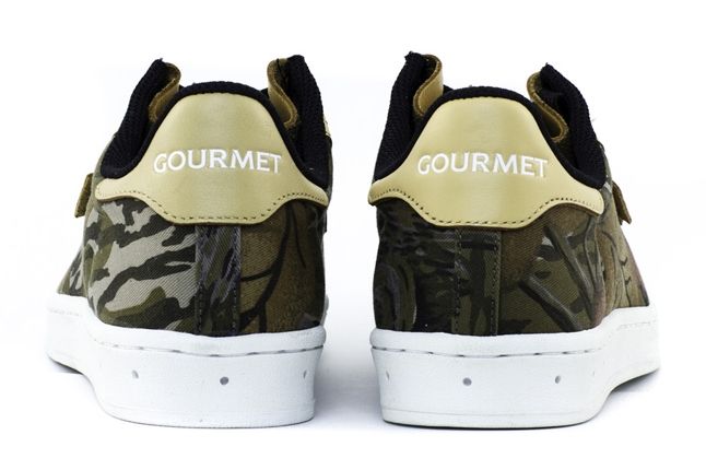 Gourmet Cinque 2 Tx Forest Camo Leather Heel Profile 1
