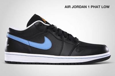 Air Jordan 1 Phat Low Black Blue 1