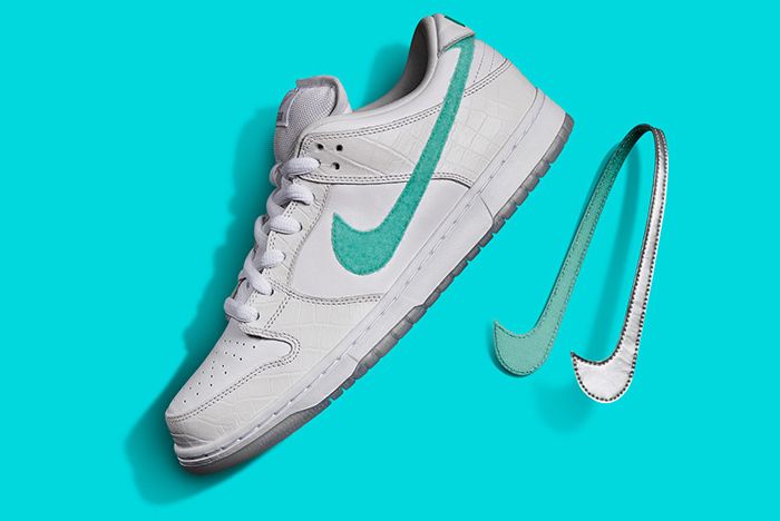 NIKE SB × Diamond Supply Co. Dunk Low Nike Dunk Low PRO SB Diamond Supply CO Tiffany Aqua 2005 US