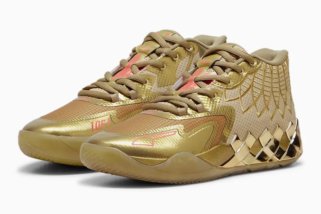 ★韓国の人気★【PUMA】★MB.01 Lamelo Ball★22cm-30cm★Gold★ LaMelo Ball Defines Dynasty with the PUMA MB.01 'Golden