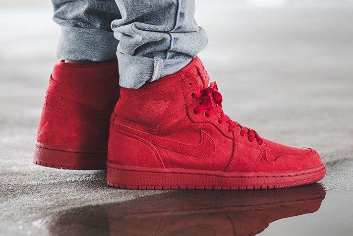 Air Jordan 1 High Bg Red Suede Thumb
