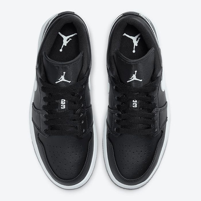 The Air Jordan 1 Low Goes Classic Black And White Sneaker Freaker
