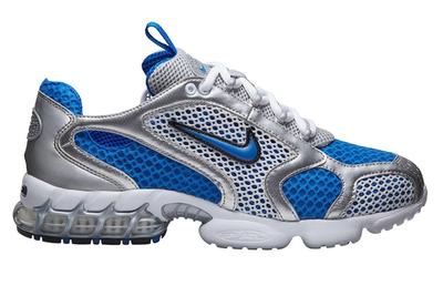 Nike Zoom Spiridon Cage 2 Silver Blue Lateral