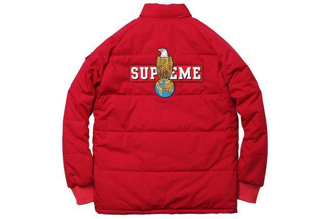 Supreme Puffer Red Jacket 1