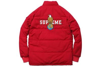 Supreme Puffer Red Jacket 1