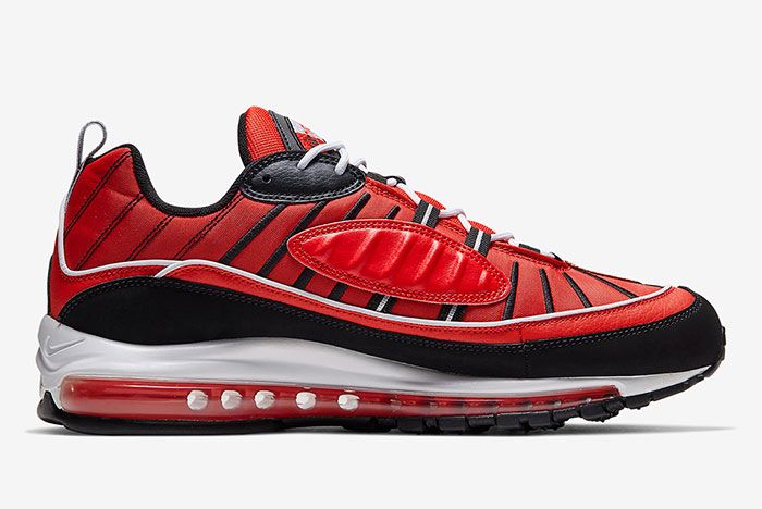 Nike Air Max 98 Red Black Right