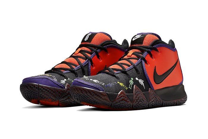 Nike Kyrie 4 Reps the 'Day of The Dead 