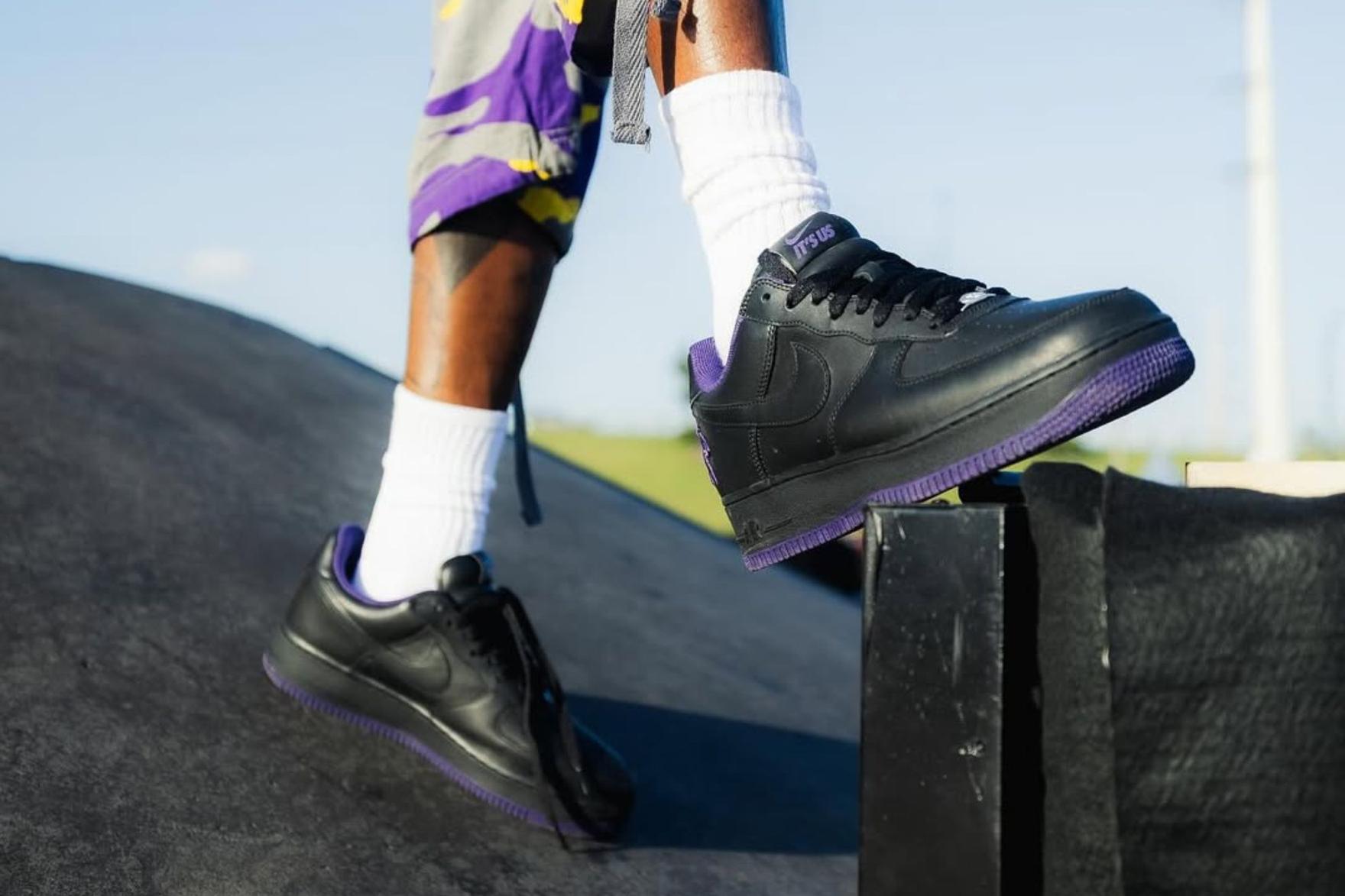Lil yachty x Nike Air force 1 Its Us sneaker on-foot