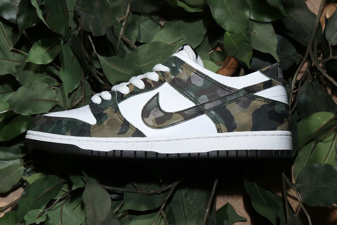 nike dunk low camo