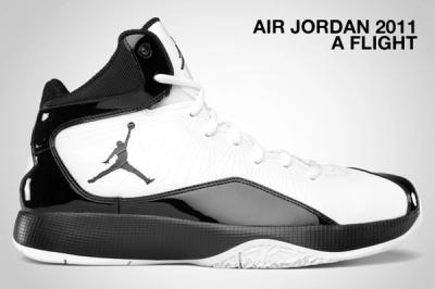 Air Jordan 2011 A Flight Black White 1