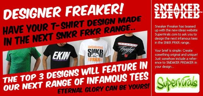 Design A Sneaker Freaker Tee 1