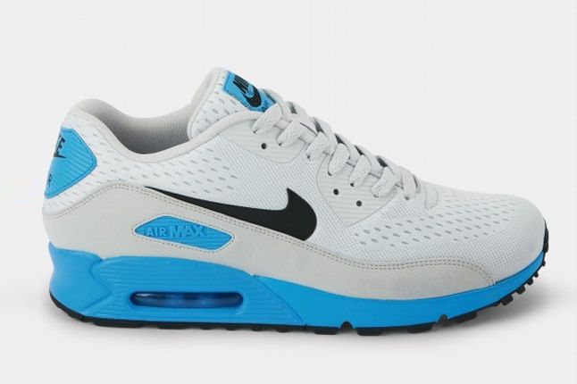 Nike Air Max 90 Premium Em White Blue Profile 1