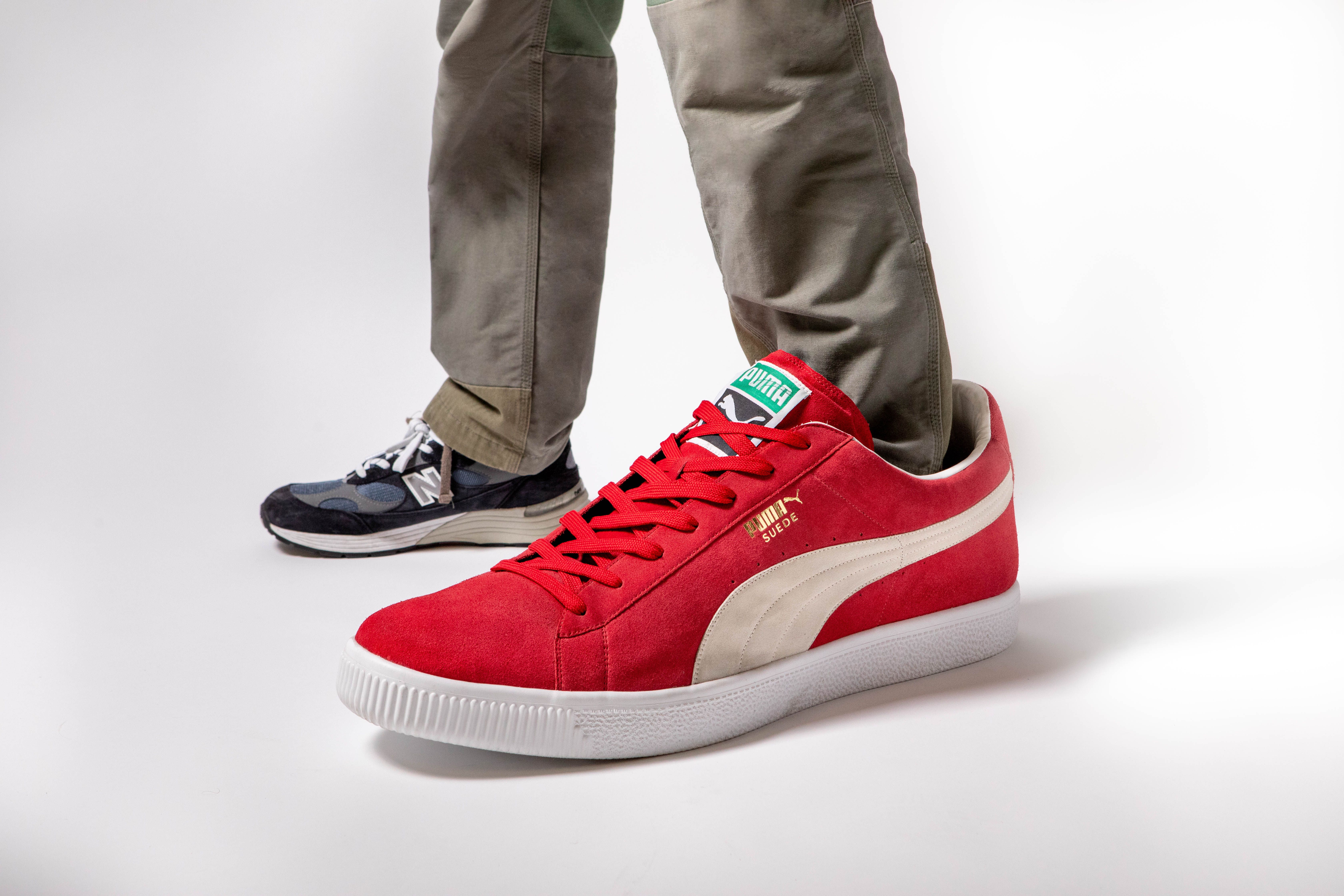 Puma Suede Oversized Red
