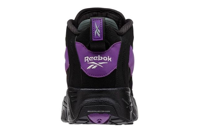 reebok black and purple shoes