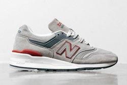 New Balance 997 Grey Red Thumb