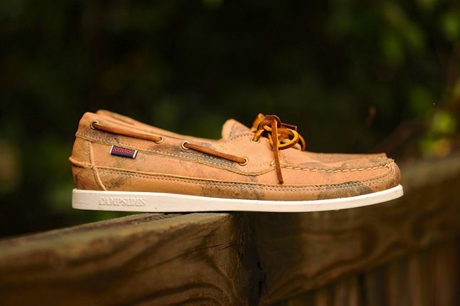 sebago dockside tan