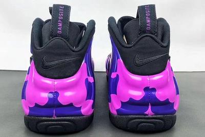 Nike Air Foamposite Pro Purple Camo 624041 012 Heels