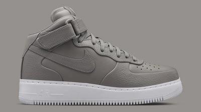 Nikelab Air Force 1 Mid Light Charcoal 06 O3Bd9T