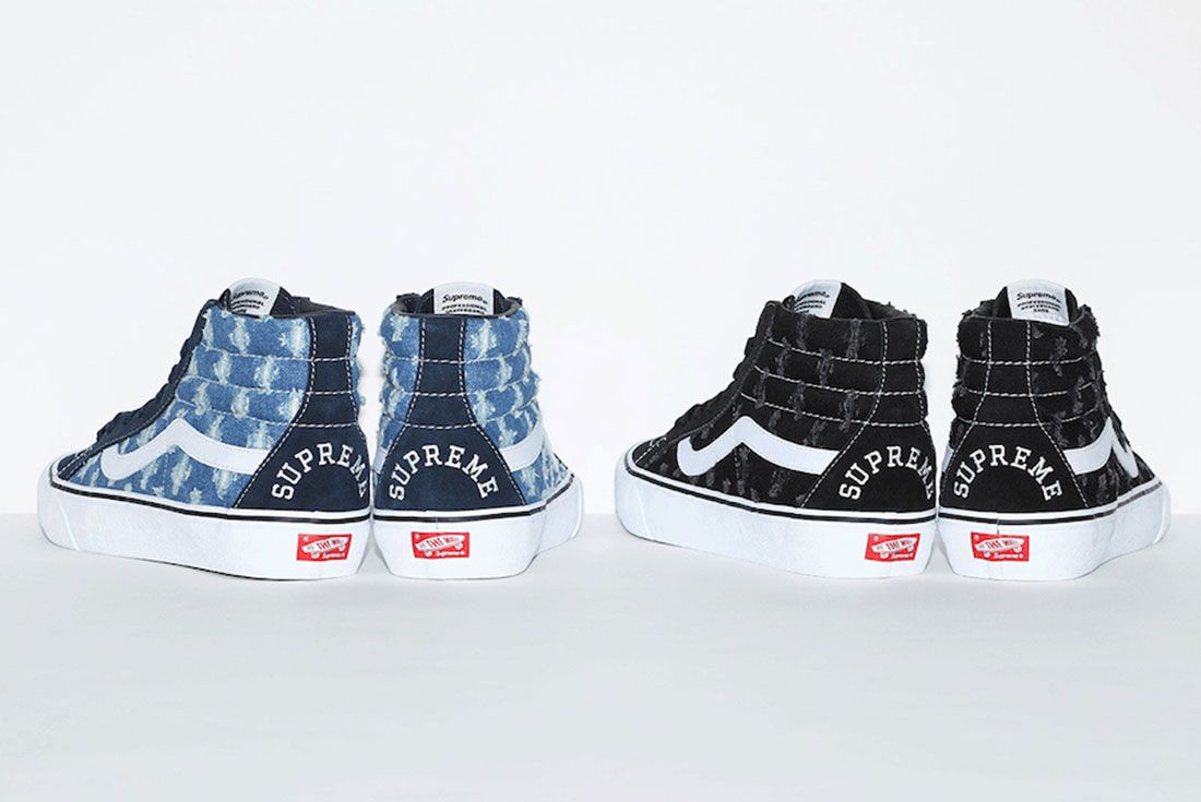 Supreme and Vans Distress Denim for Their Latest Colab - Sneaker Freaker
