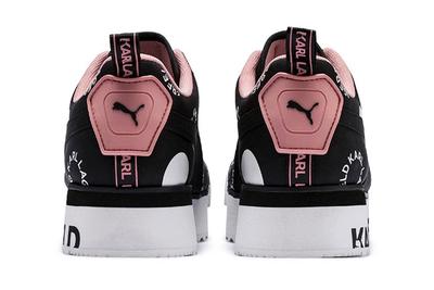 Karl Lagerfeld Puma Roma Pink Heel Shot