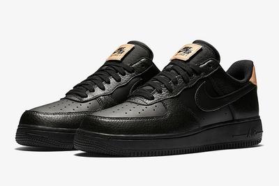 Nike Air Force 1 Low Black Leather 6