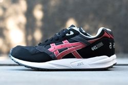 asics gel saga white red