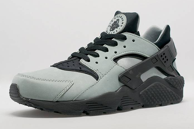 Nike Air Huarache Slate Green Black 1