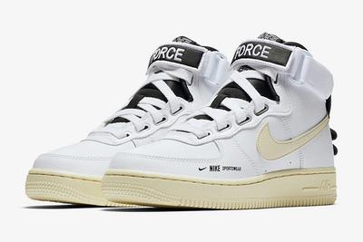 Nike Air Force 1 High Utility White Black 1