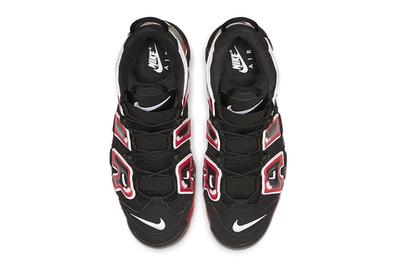 Nike Air More Uptempo Black Red Top
