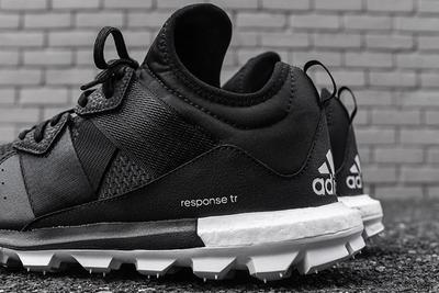 Adidas Response Trail Boost Black White 1