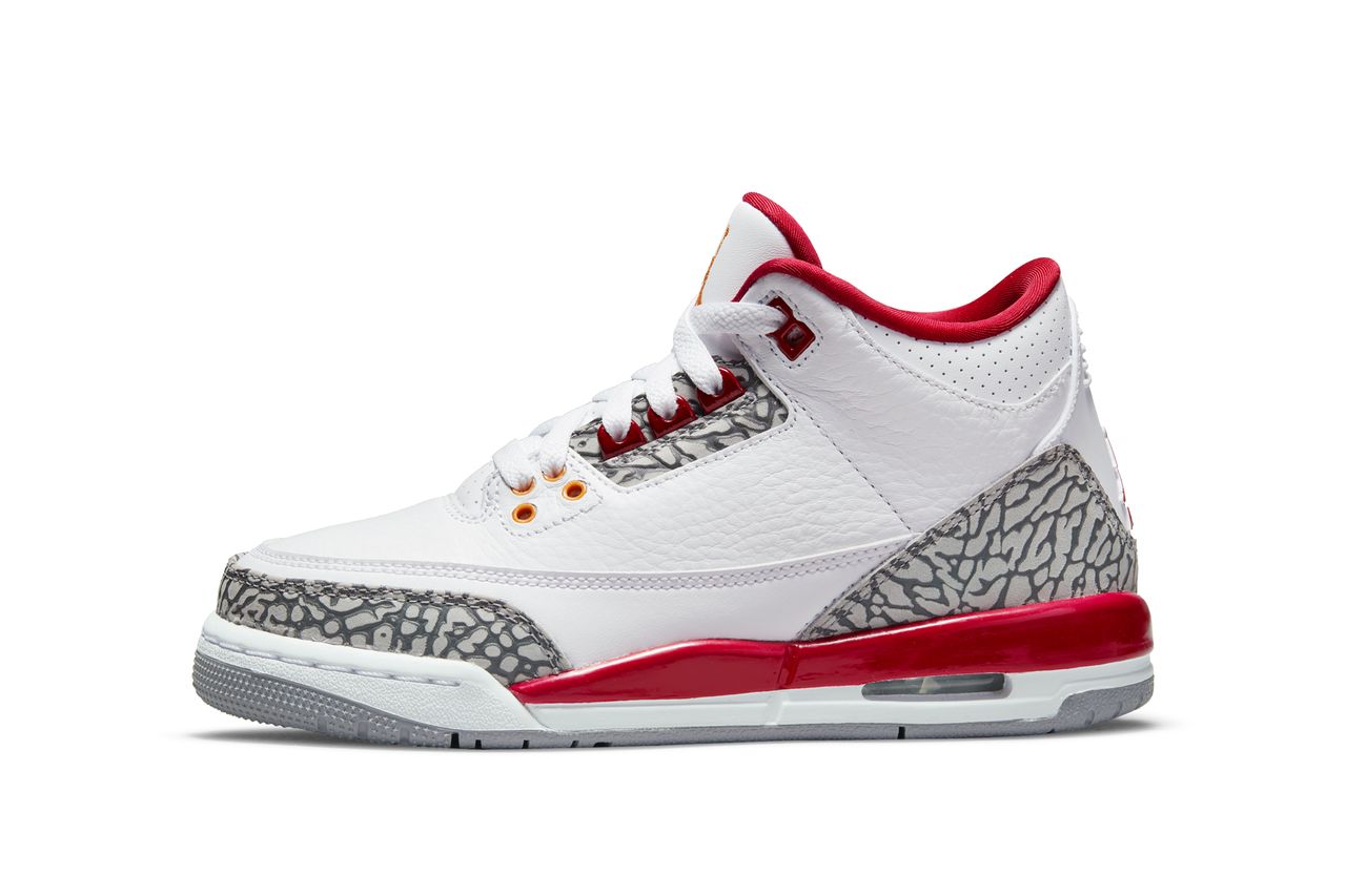 The Air Jordan 3 'Cardinal Red' Lands at JD Sports - Sneaker Freaker