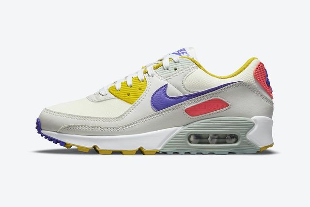 red white blue yellow air max