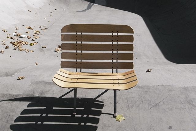 Skateboard Deck Chair 7