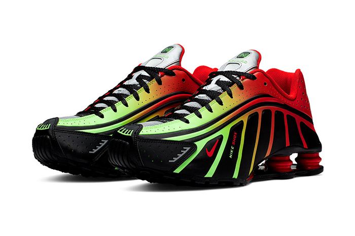 Neymar Nike Shox R4 Collaboration Official Black Red Green Release Date Pair
