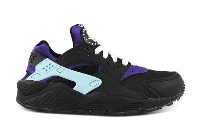 Nike Air Huarache Black Court Purple 3