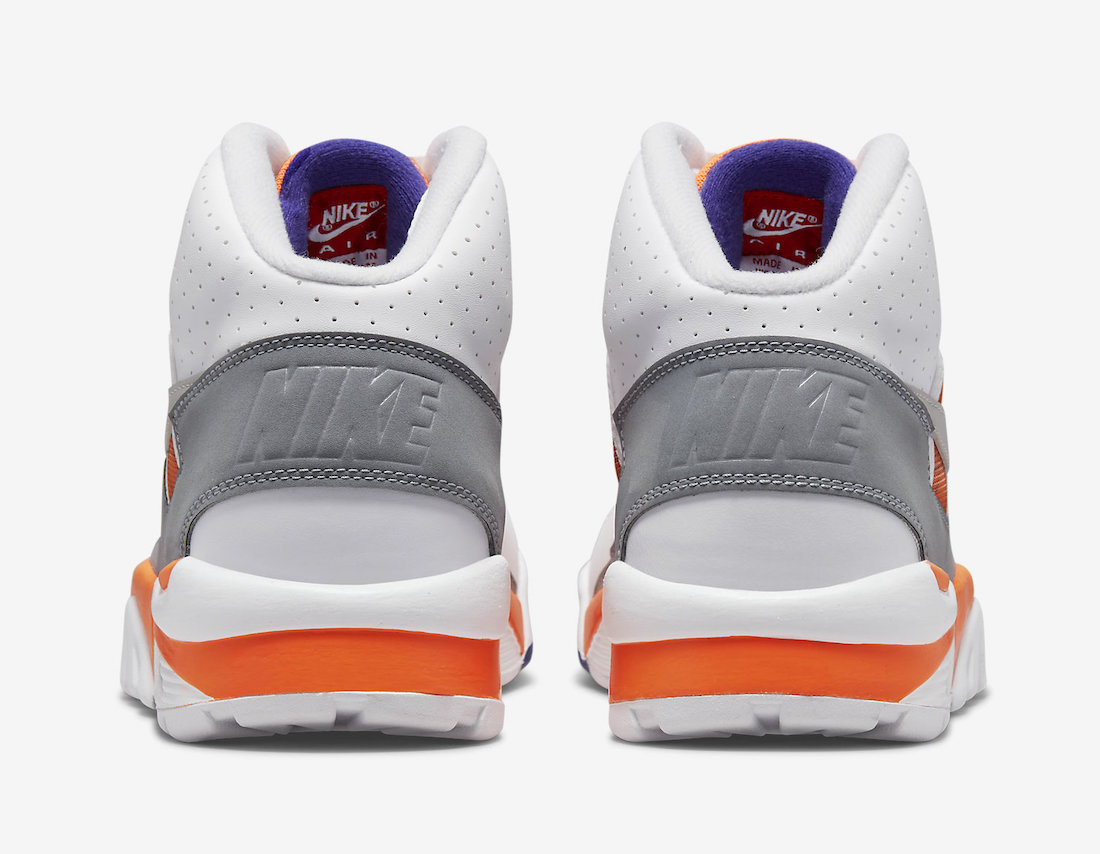 Nike Air Trainer SC High Auburn Bo Jackson White Orange Grey DV2212-100  Mens NEW