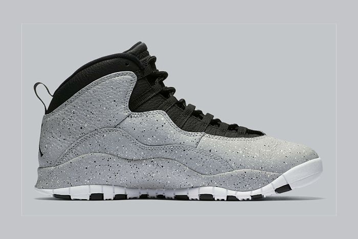 Fashion cement jordan 10